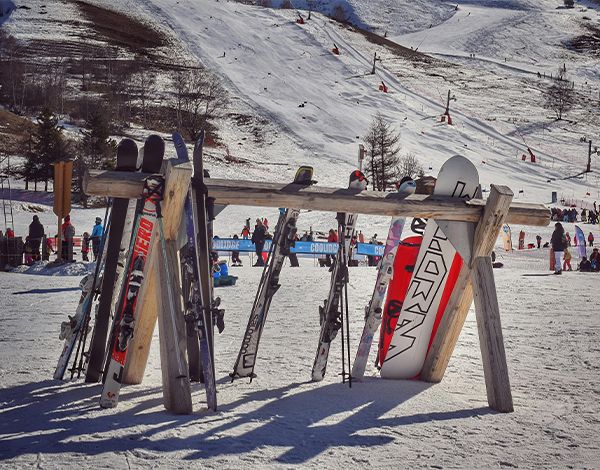 Wintersport busje huren 9 personen